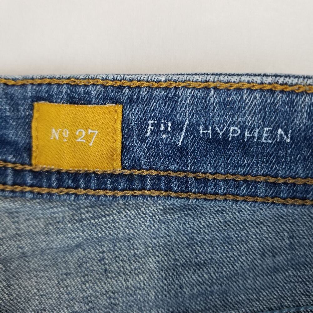 Pilcro and the Letterpress Jeans Womens 27 Hyphen Distressed Straight Leg USA - Picture 6 of 11